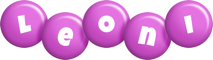 Leoni candy-purple logo