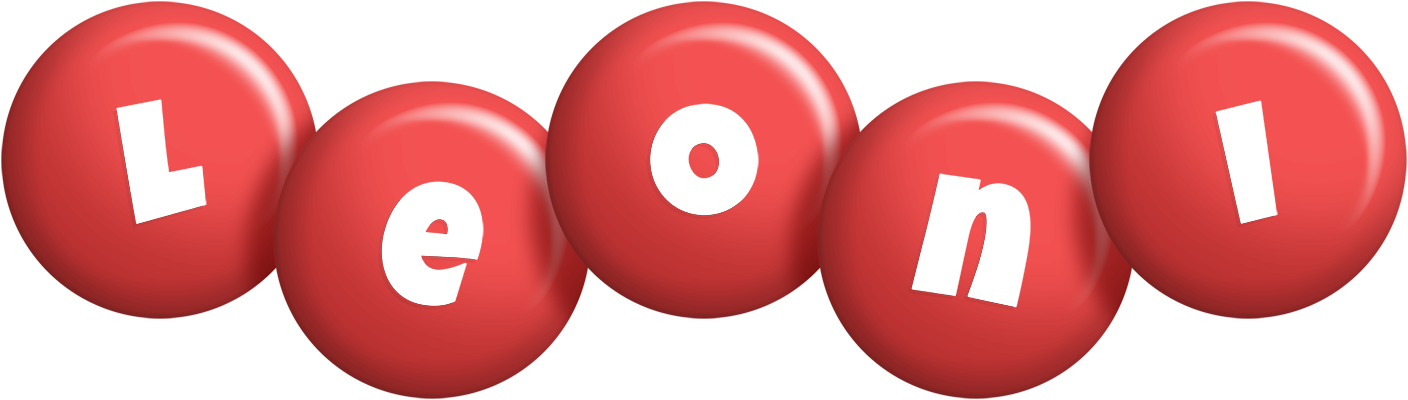 Leoni candy-red logo