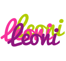 Leoni flowers logo