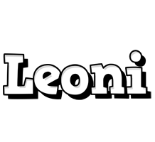 Leoni snowing logo