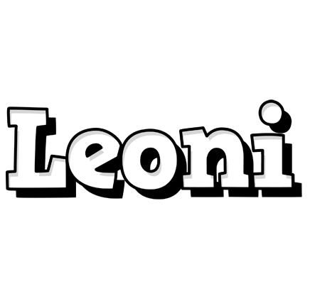 Leoni snowing logo