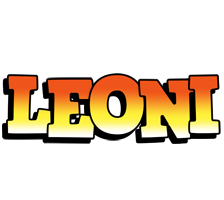 Leoni sunset logo