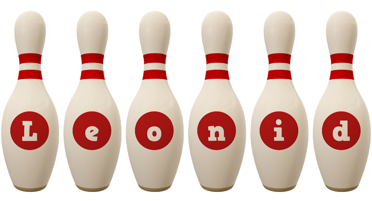 Leonid bowling-pin logo
