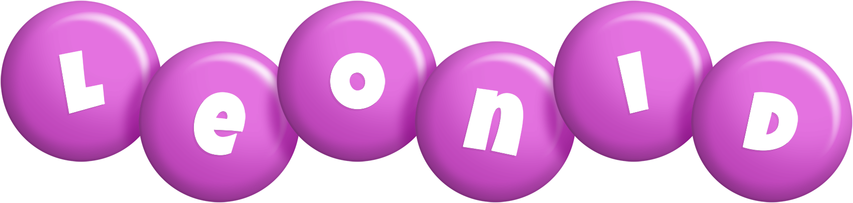 Leonid candy-purple logo