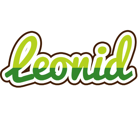 Leonid golfing logo