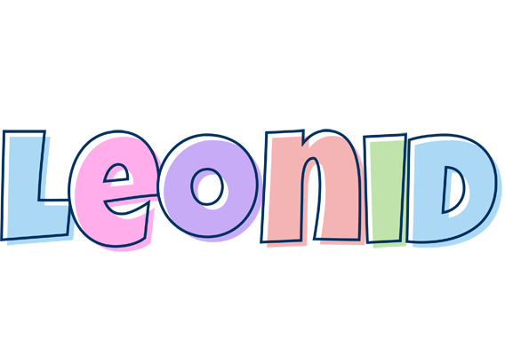 Leonid pastel logo