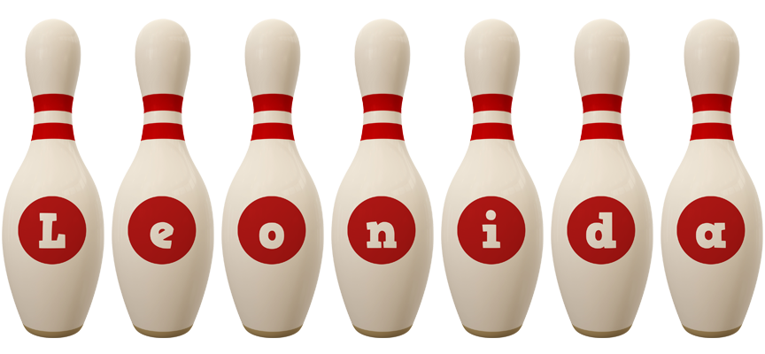 Leonida bowling-pin logo