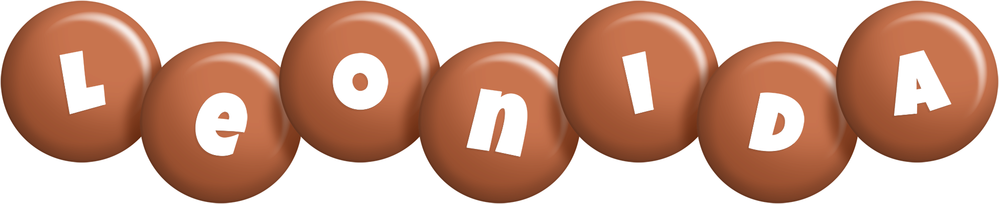 Leonida candy-brown logo