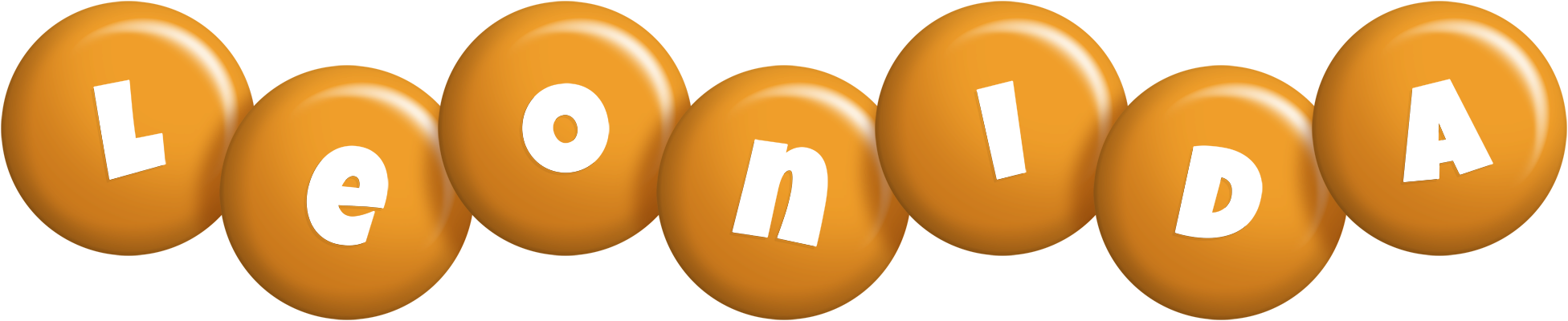 Leonida candy-orange logo