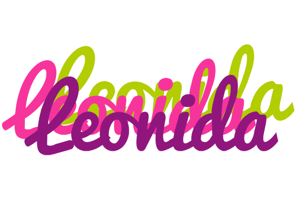 Leonida flowers logo