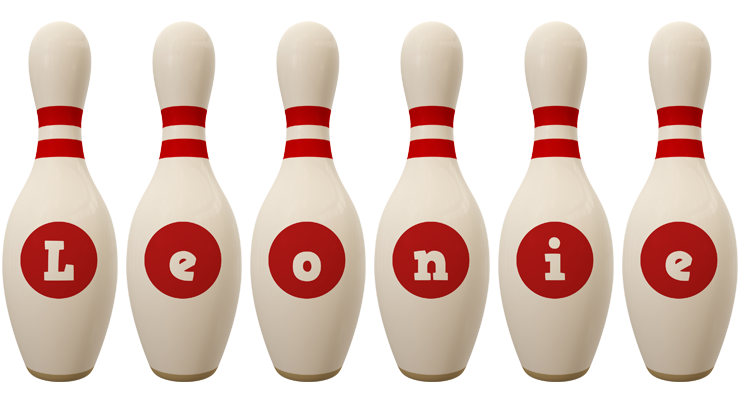 Leonie bowling-pin logo