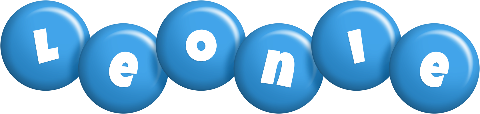 Leonie candy-blue logo