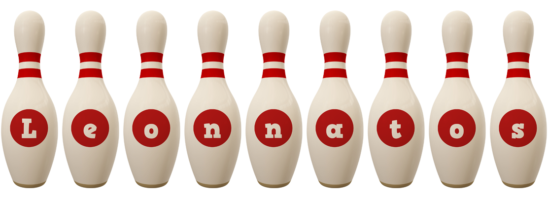 Leonnatos bowling-pin logo