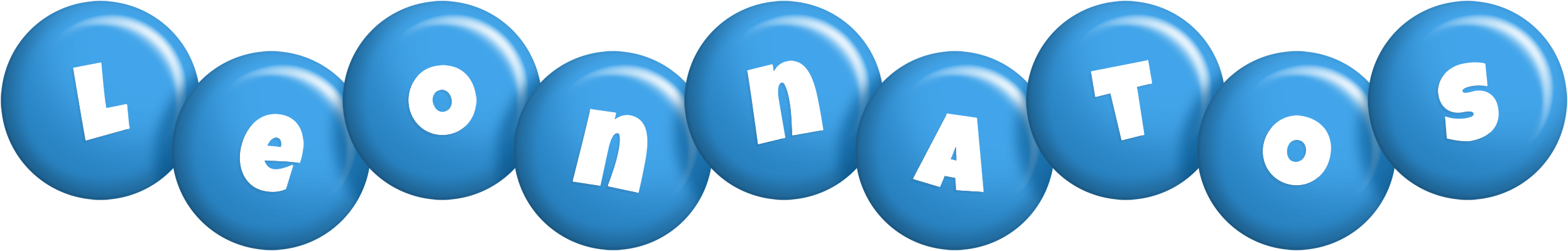 Leonnatos candy-blue logo