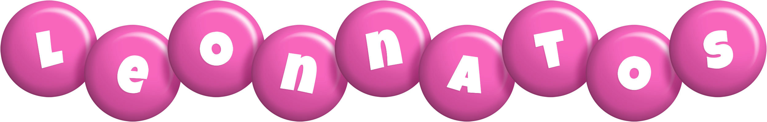 Leonnatos candy-pink logo