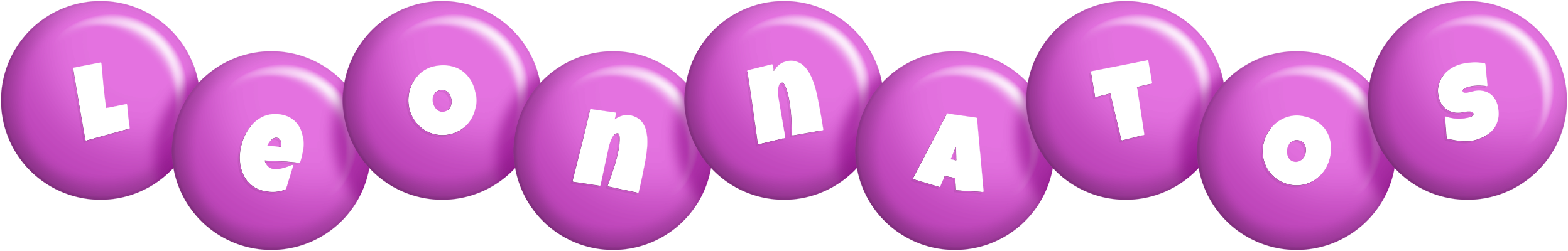 Leonnatos candy-purple logo