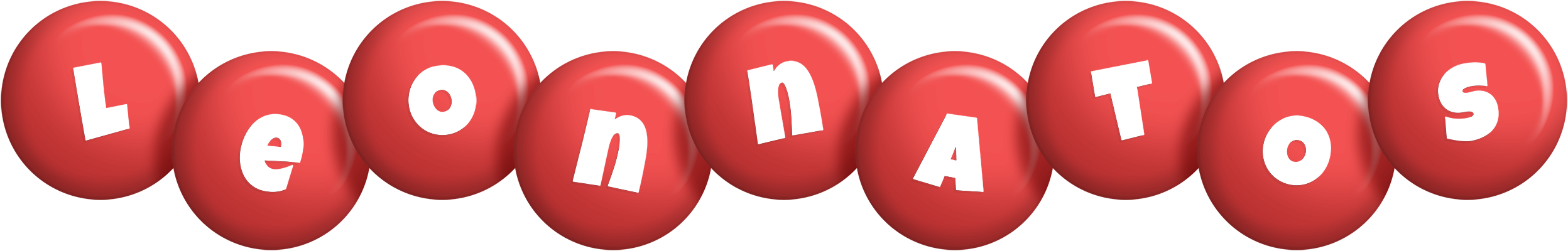 Leonnatos candy-red logo