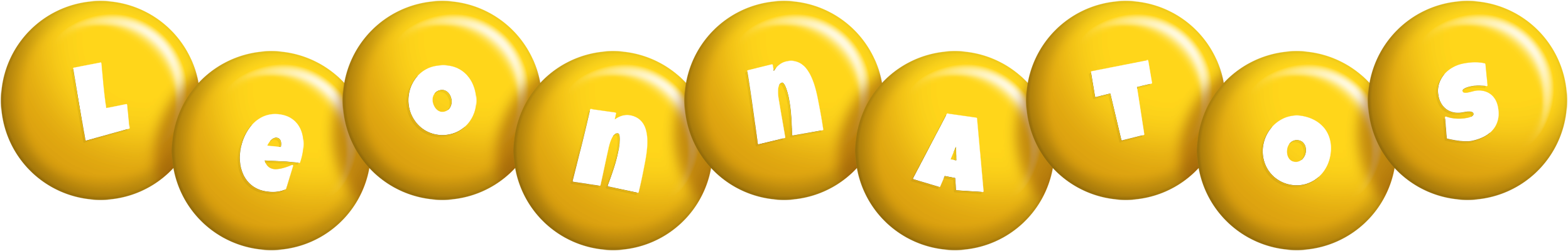 Leonnatos candy-yellow logo
