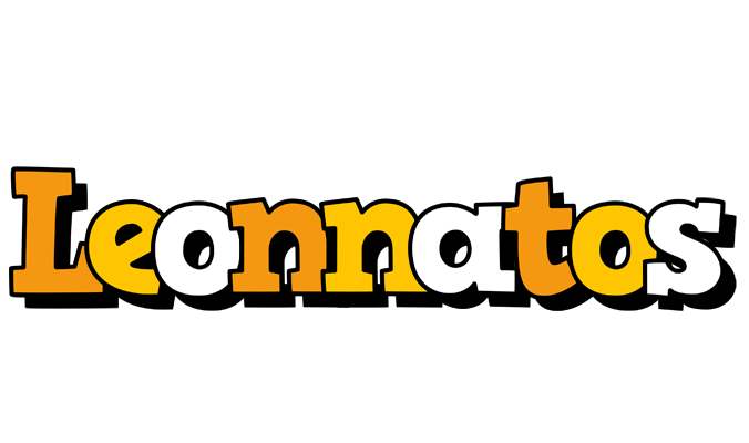 Leonnatos cartoon logo