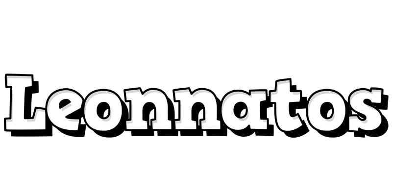 Leonnatos snowing logo