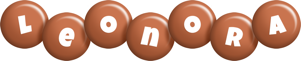 Leonora candy-brown logo