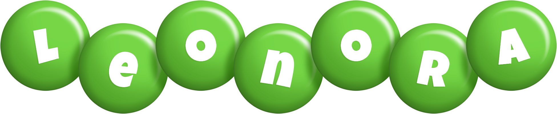 Leonora candy-green logo
