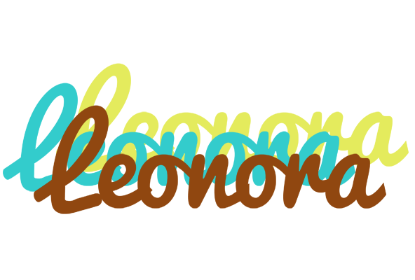 Leonora cupcake logo