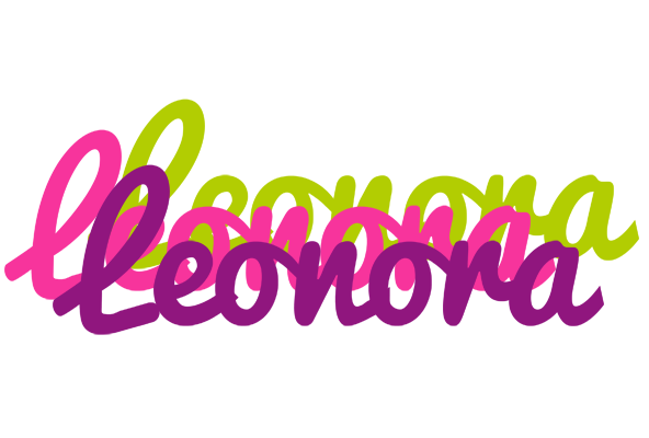 Leonora flowers logo