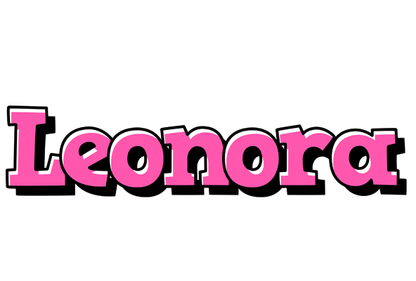 Leonora girlish logo