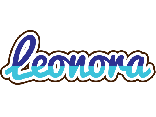 Leonora raining logo