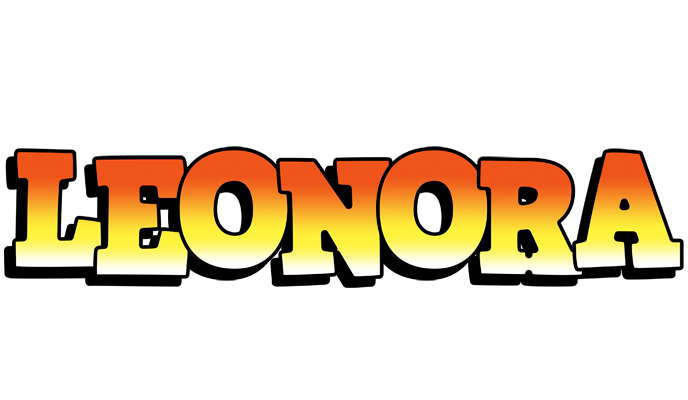 Leonora sunset logo
