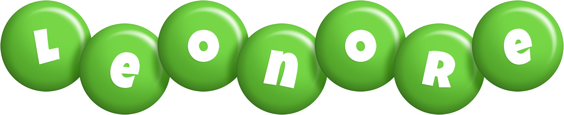 Leonore candy-green logo