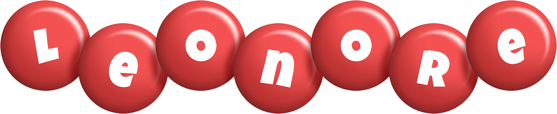 Leonore candy-red logo