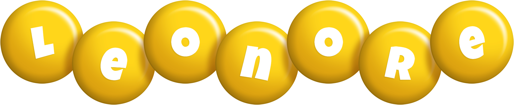Leonore candy-yellow logo