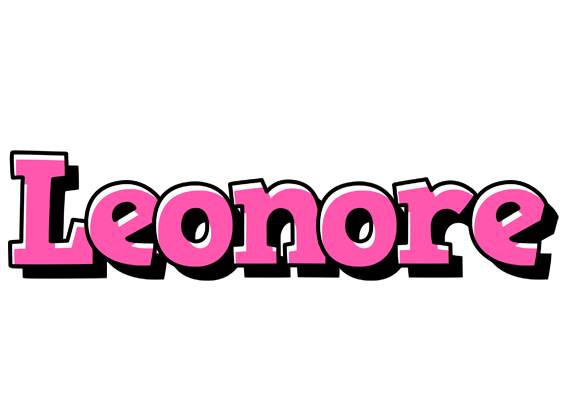 Leonore girlish logo