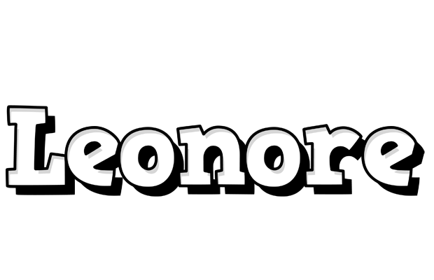 Leonore snowing logo