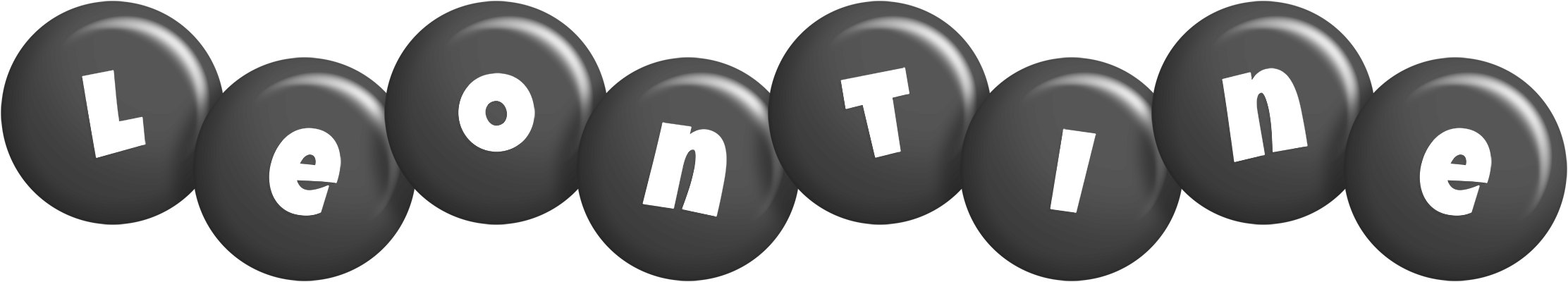 Leontine candy-black logo