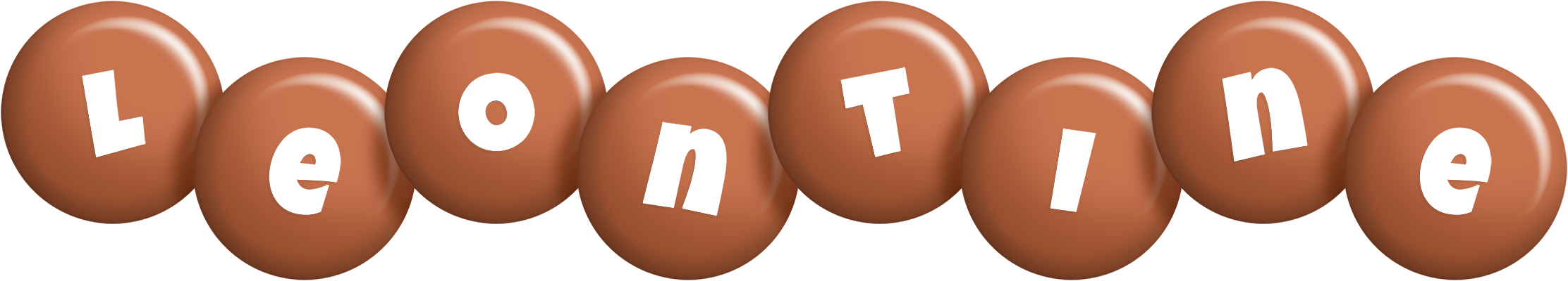 Leontine candy-brown logo
