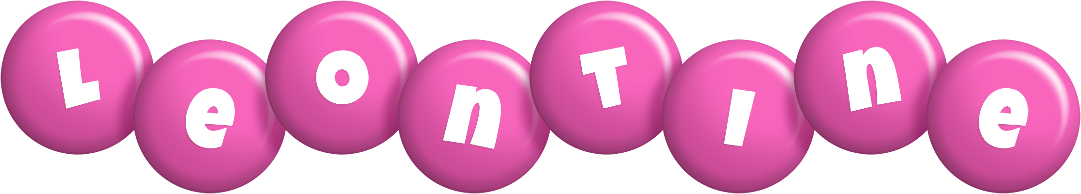 Leontine candy-pink logo