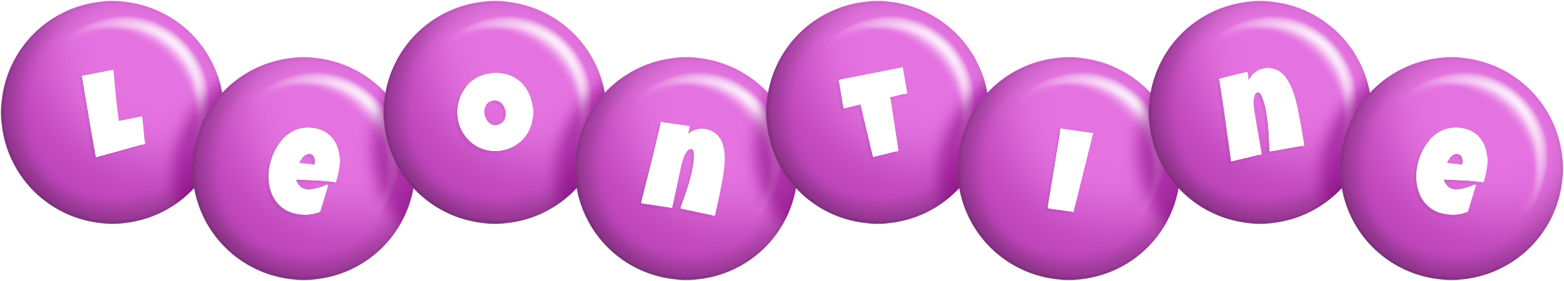 Leontine candy-purple logo