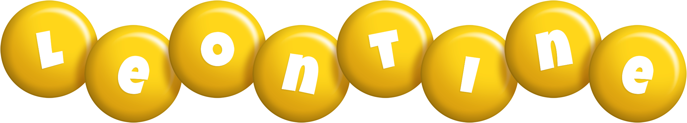 Leontine candy-yellow logo