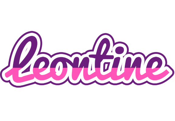 Leontine cheerful logo