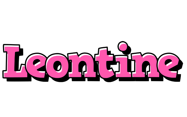 Leontine girlish logo