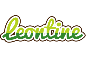 Leontine golfing logo