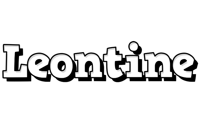 Leontine snowing logo