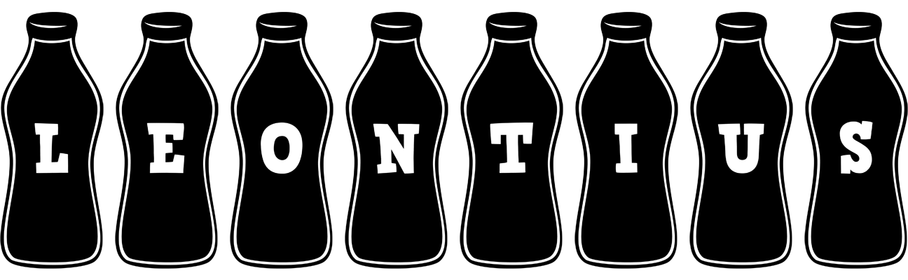 Leontius bottle logo
