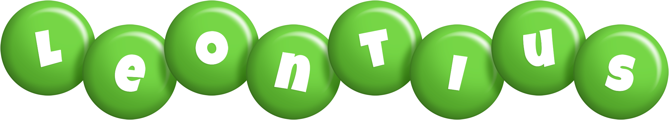 Leontius candy-green logo