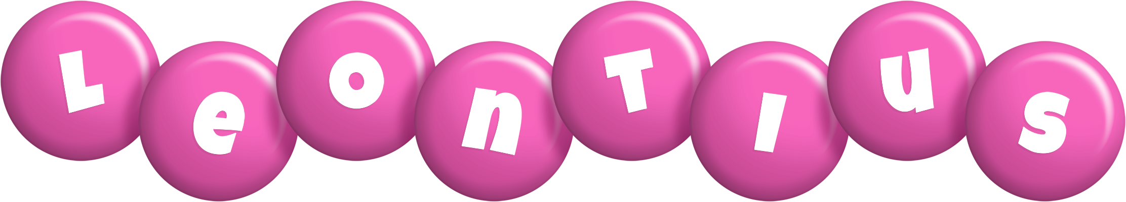 Leontius candy-pink logo