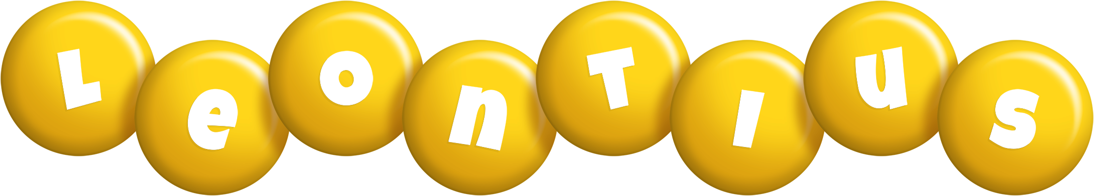 Leontius candy-yellow logo
