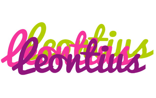 Leontius flowers logo